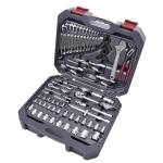 Kraftwerk Tools 204.106.600 Set di chiavi a bussola, Basic, 1/4"+1/2", 266 pz.