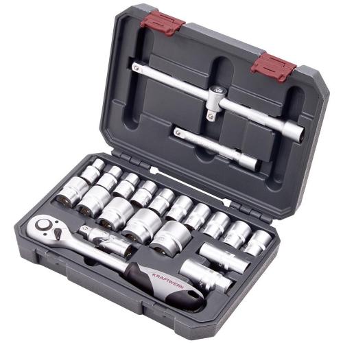 Kraftwerk Tools 204.102.200 Socket wrench case, 1/2", 22 pcs.