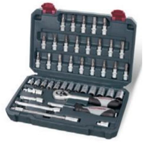 Kraftwerk Tools 204.101.000 Valigetta universale, 1/4", 42 pz.