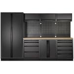Kraftwerk Tools 3964G-BLK Mobilio da officina a 4 elementi, 2-ante Faggio BLK
