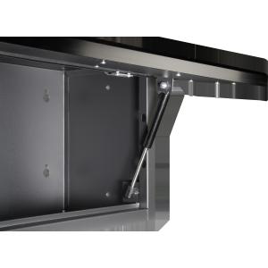 Kraftwerk Tools 3964G-BLK MOBILIO BLK 4er Kombi mit Lochwand 2-Türig, Buche Multiplex