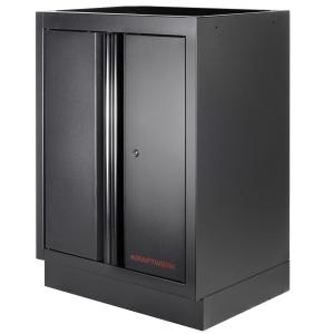 Kraftwerk Tools 3964B-BLK Mobilio da officina a 4 elementi, 1-ante Faggio BLK