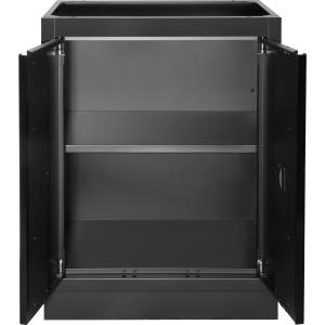 Kraftwerk Tools 3964B-BLK Mobilio da officina a 4 elementi, 1-ante Faggio BLK