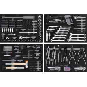 Kraftwerk Tools 102.117.103 Carrello da officina BT700s, attrezzato, 337 pz.