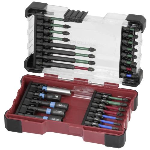 Kraftwerk Tools 306.378.004 Bit Box Profi Impact Control 1/4",  29 pezzi