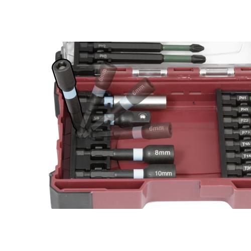 Kraftwerk Tools 306.378.004 Bit Box Profi Impact Control 1/4",  29 pezzi