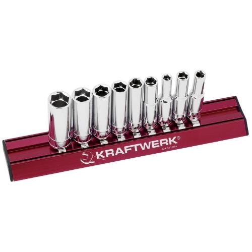 Kraftwerk Tools 101599 9-p. deep inch socket set MAGALU 1/4"