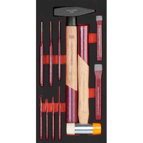 Kraftwerk Tools 105.401.015 Impact tool set 11-pcs. 20x40 inlay