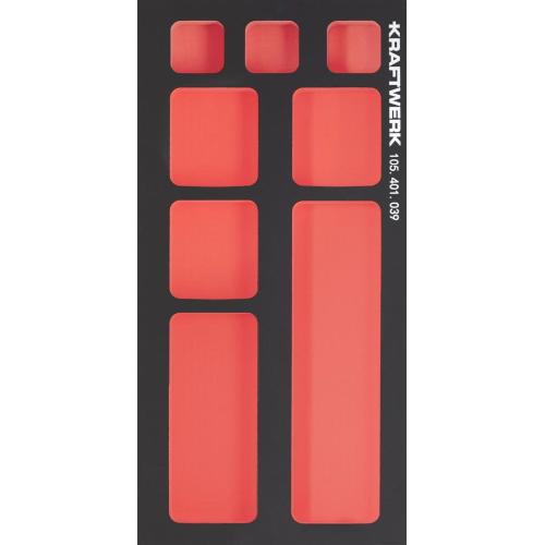 Kraftwerk Tools 105.401.039 PRO LINE EVA3 Insert pour petites pièces 20x40 cm