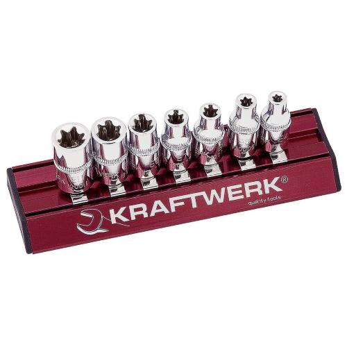 Kraftwerk Tools 120099 7pz - Set inserti TX MAGALU tamper res. 1/4''