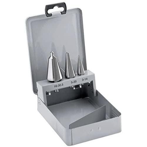 Kraftwerk Tools 18100 3-p. set tube + sheet drills HSS Co5