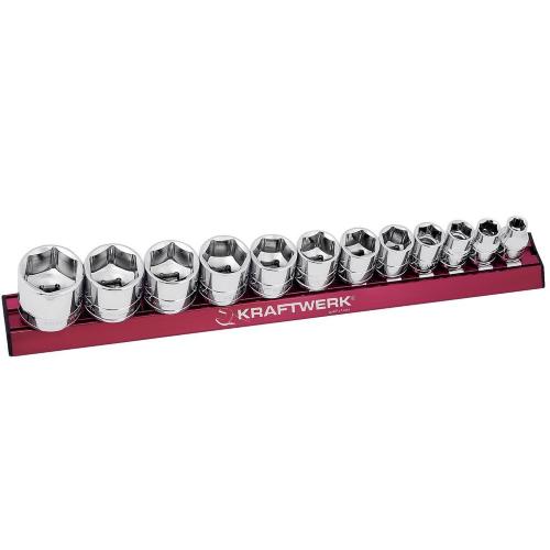 Kraftwerk Tools 200599 Regleta MAGALU 12 vasos pulg. 3/8"