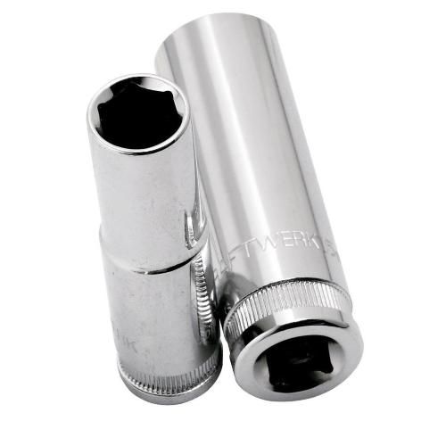 Kraftwerk Tools 201510 3/8" dr. deep socket 7/16"