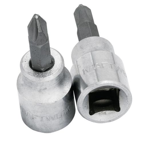 Kraftwerk Tools 203002 3/8" vaso-punta Phillips No. 2