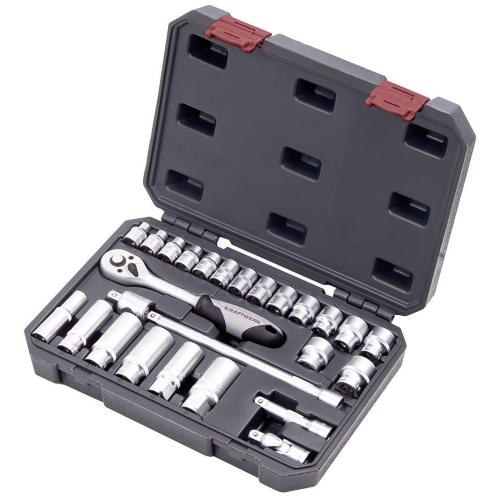 Kraftwerk Tools 204.102.100 Jeu de douilles universel, 3/8", 26 pcs.