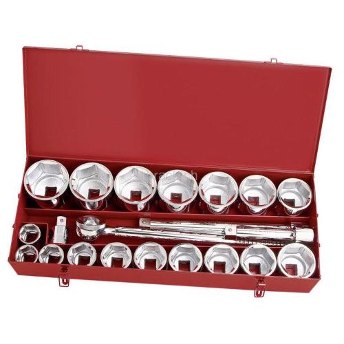 Kraftwerk Tools 2053 21-t. Steckschlüsselsatz 1"