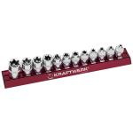 Kraftwerk Tools 220099 12pz- 3/8'' Chiavi a bussola MAGALU E-TX, su guida