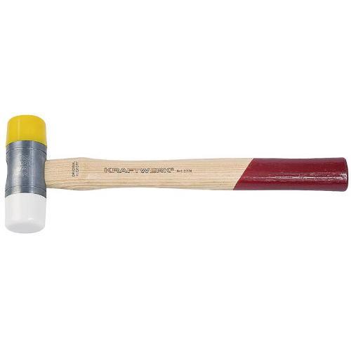 Kraftwerk Tools 2336 Plastic hammer nylon-/PU-heads Ø 35 mm