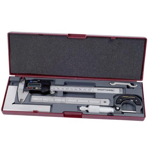 Kraftwerk Tools 2980 4 pz - set di strumenti di precisione