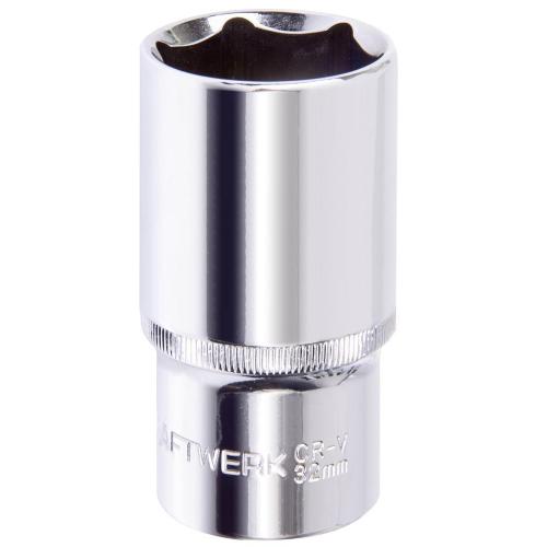 Kraftwerk Tools 301320 Socket, 6 pt., 78 mm, 1/2", 32 mm