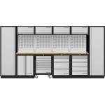 Kraftwerk Tools 3964K-HS745H-K4-EX MOBILIO-EX 6er Komplett-Kombi mit Lochwand, Buche