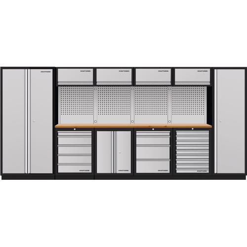 Kraftwerk Tools 3964K-H284S5H-K4 Mobilio 6 combi, puerta plegable, armario alto, haya