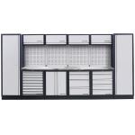 Kraftwerk Tools 3964FIX Parete d'officina MOBILIO a 6 elementi - Inox.