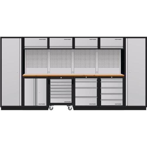 Kraftwerk Tools 3964K-HS745H-K4 MOBILIO 6er Komplett-Kombi mit Lochwand, Buche Multiplex