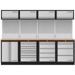 Kraftwerk Tools 3964K-S854-K4 MOBILIO 4er Kompakt-Kombi mit Lochwand, Buche Multiplex