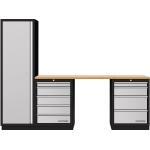 Kraftwerk Tools 3964K-H504 Mobilio 3 combi, mobile alto, multistrato in faggio