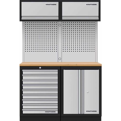 Kraftwerk Tools 3964K-9S-K2 Unidad de pared de combinación Mobilio 2, multiplex de haya