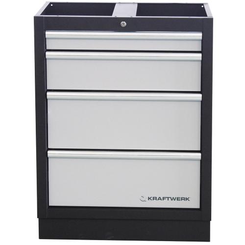 Kraftwerk Tools 3964-04 MOBILIO cajonera, 4 cajones