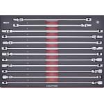 Kraftwerk Tools 4902-07 12pz- Assort. EVA per cass. chiavi esagonali a T