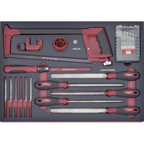 Kraftwerk Tools 4902-06 35-p. file, saw, drill bit set