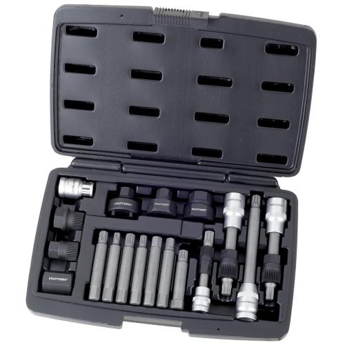 Kraftwerk Tools 30612 18-pcs. Coffret douilles poulies d'alternat