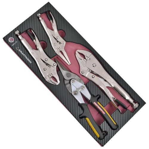 Kraftwerk Tools 4903-25 4-t. EVA3 Gripzangen-/Blechschere-Schale