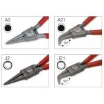 Kraftwerk Tools 4286 4pz- Set assortito di pinze Hightech per seeger