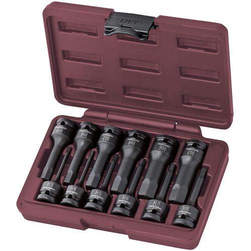 Kraftwerk Tools 3086 12-p. hexagon impact socket set