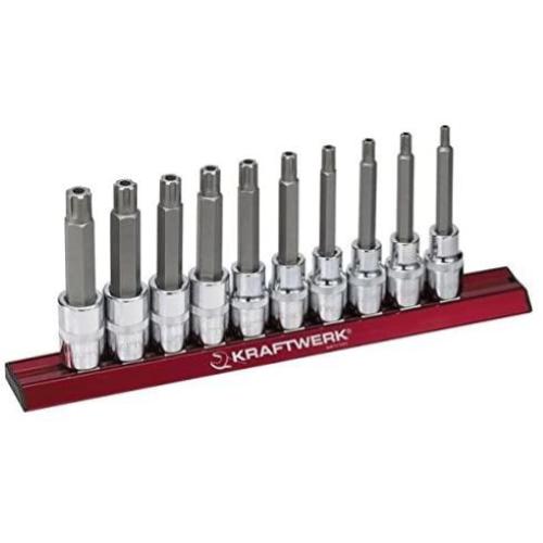Kraftwerk Tools 339099 10-p. tamper RIBE bit-socket set 1/2"100