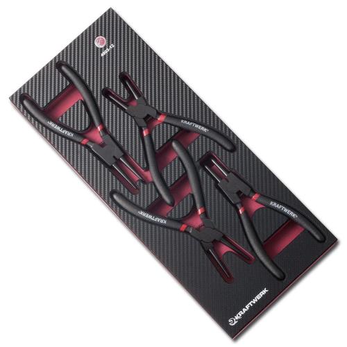 Kraftwerk Tools 4903-12 Coquille EVA3 pinces pour circlips 4 p.