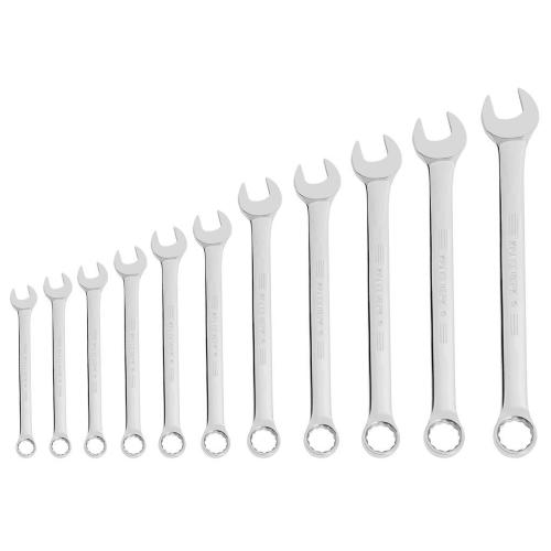 Kraftwerk Tools 3585 11-pc. comb. spanner set SAE mirror pol.