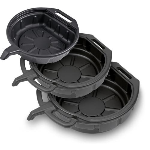 Kraftwerk Tools 30624-26 Juego de bandejas de aceite de 3-pzas.