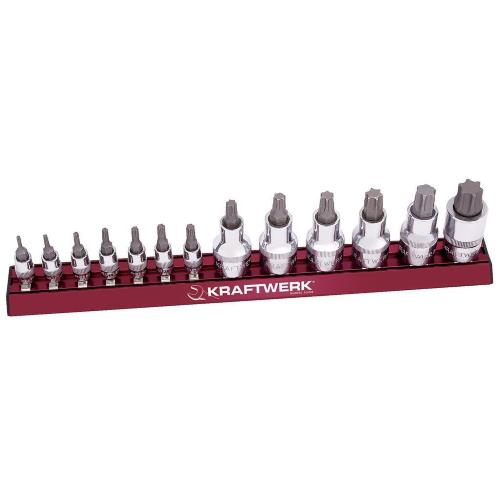 Kraftwerk Tools 99045 13-pcs. TX bit-socket set MAGALU