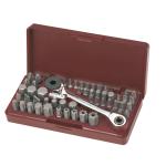 Kraftwerk Tools 4072 55-p. 1/4"+5/16" dr. Tribit set