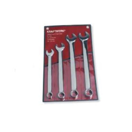 Kraftwerk Tools 3558R 4pz- Astuccio chiavi combinate  24-32 mm, lucide