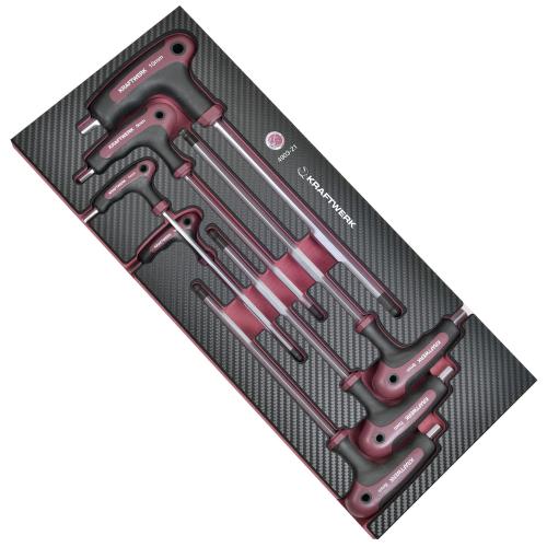 Kraftwerk Tools 4903-21 7-p. EVA3 ballpt. T-screwdriver set