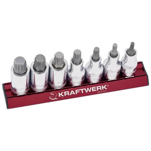 Kraftwerk Tools 328099 7-p. XZN bit-socket set MAGALU 1/2"