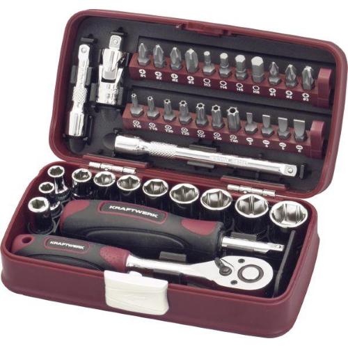 Kraftwerk Tools 99073 38-t. Steckschlüsselsatz 1/4"