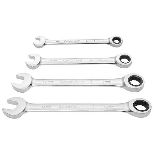 Kraftwerk Tools 3400-50 Jeu de 4 clés CLICKRAFT 10-13-17-19 mm