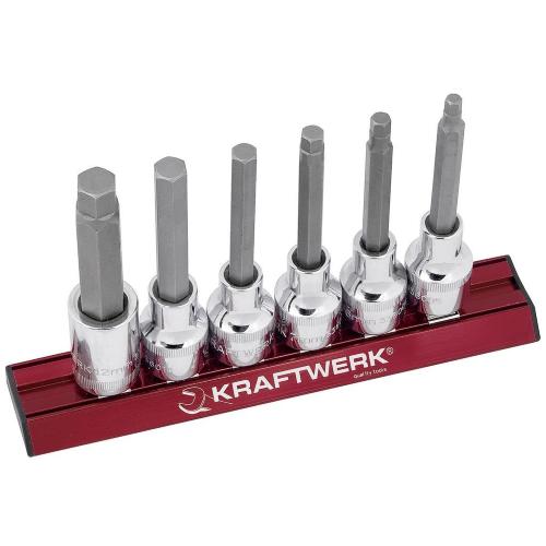 Kraftwerk Tools 336099 Jeu 6 douilles-emb. 6p. cr.l.MAGALU 1/2"